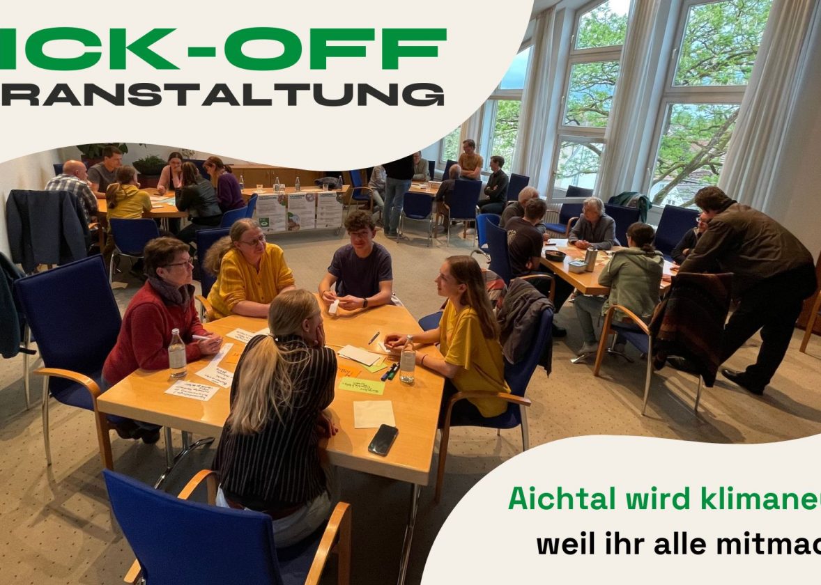 Kick-Off der Klima-Taskforce Aichtal: Ein neues Kapitel für lokalen Klimaschutz beginnt!